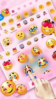 Tema Keyboard Pink Cute Owl screenshot 3