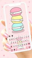 Teclado Pink Cute Macaron Cartaz