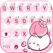 Pink Cute Peach Teclado