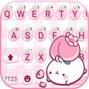 Pink Cute Peach Thème APK