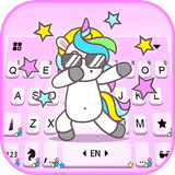 خلفية الكيبورد Pink Cute Unico أيقونة