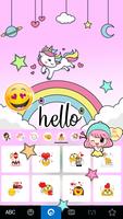 خلفية الكيبورد Pink Cute Unico تصوير الشاشة 3