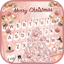 Фон клавиатуры Pink Christmas APK