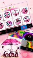 خلفية الكيبورد Pink Couple Bea تصوير الشاشة 3