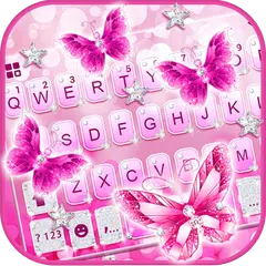 Pink Butterfly 2 主題鍵盤 APK 下載