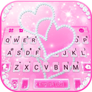 Tema Keyboard Pink Diamond Hea APK