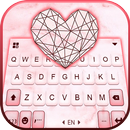 خلفية الكيبورد Pink Doodle Hea APK