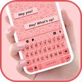 Hình nền bàn phím Pink Doodle  biểu tượng