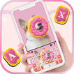 Fundo do Teclado Pink Donut Do
