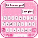 Pink Dot SMS Klavye Arkaplanı APK