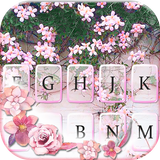 Chủ Đề Bàn Phím Pink Floral Wa biểu tượng
