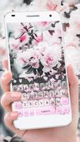 Tema de Teclado Pink Floral Wa Cartaz