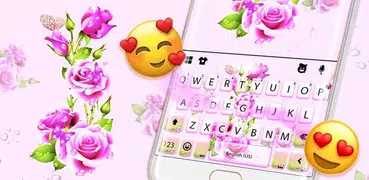 Teclado Pink Flowers