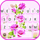Teclado Pink Flowers APK