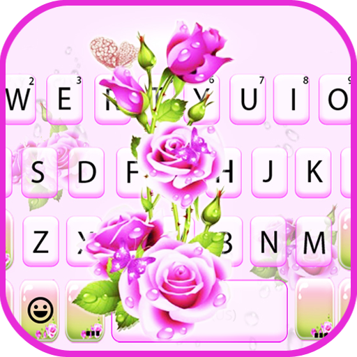 Teclado Pink Flowers