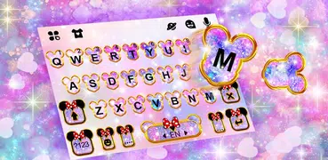 Pink Galaxy Minny キーボード