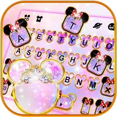 Baixar Teclado Pink Galaxy Minny APK