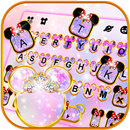 Pink Galaxy Minny キーボード APK