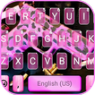 Pink Girly Gun Keyboard Theme