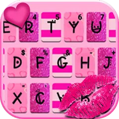 download Pink Girly Love Tema Tastiera APK