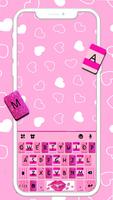 Thème de clavier Pink Girly Lo Affiche