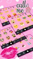 ثيم لوحة المفاتيح Pink Girly L تصوير الشاشة 3