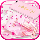 الكيبورد Pink Girly Style أيقونة
