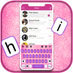 Pink Girly SMS Tastaturhinterg