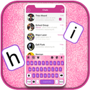 Fundo do Teclado Pink Girly SM APK
