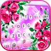 Pink Glamor Roses कीबोर्ड