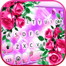 Teclado Pink Glamor Roses APK