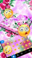 الكيبورد Pink Glamor Roses تصوير الشاشة 3