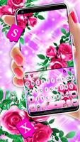 الكيبورد Pink Glamor Roses تصوير الشاشة 1
