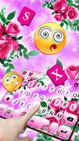 الكيبورد Pink Glamor Roses تصوير الشاشة 2