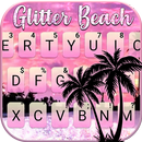 Pink Glitter Beach Themen APK