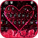 Fundo do Teclado Pink Glitter  APK