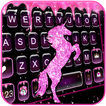 Pink Glitter Unicorn2 Keyboard