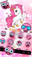 برنامه‌نما موضوع Pink Glitter Unicorn عکس از صفحه