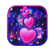 Theme Pink Glow Hearts