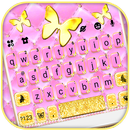 ثيم لوحة المفاتيح Pink Gold Bu APK