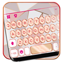 ثيم لوحة المفاتيح Pink Gold Geometric APK
