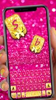 Pink Gold Glitter Plakat