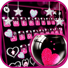 Pink Heart Glass icon