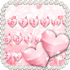Pink Heart Love icône