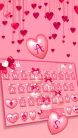 Bàn phím Pink Heart Pearls ảnh chụp màn hình 1