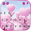 Pink Heart Tree Tastaturhinter