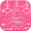 تم صفحه کليد Pink Hearts