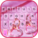 Hình nền bàn phím Pink Hearts  APK