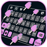 Hình nền bàn phím Pink Ice Cream biểu tượng