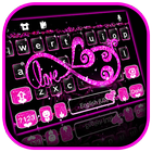 Pink Infinity Love Zeichen
